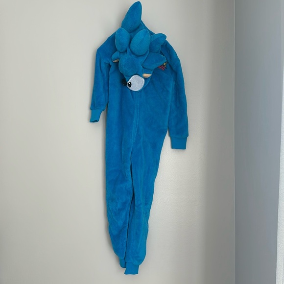Sonic The Hedgehog Fuzzy Jammie/Costume - H&M - US 5T/6 - Picture 2 of 6